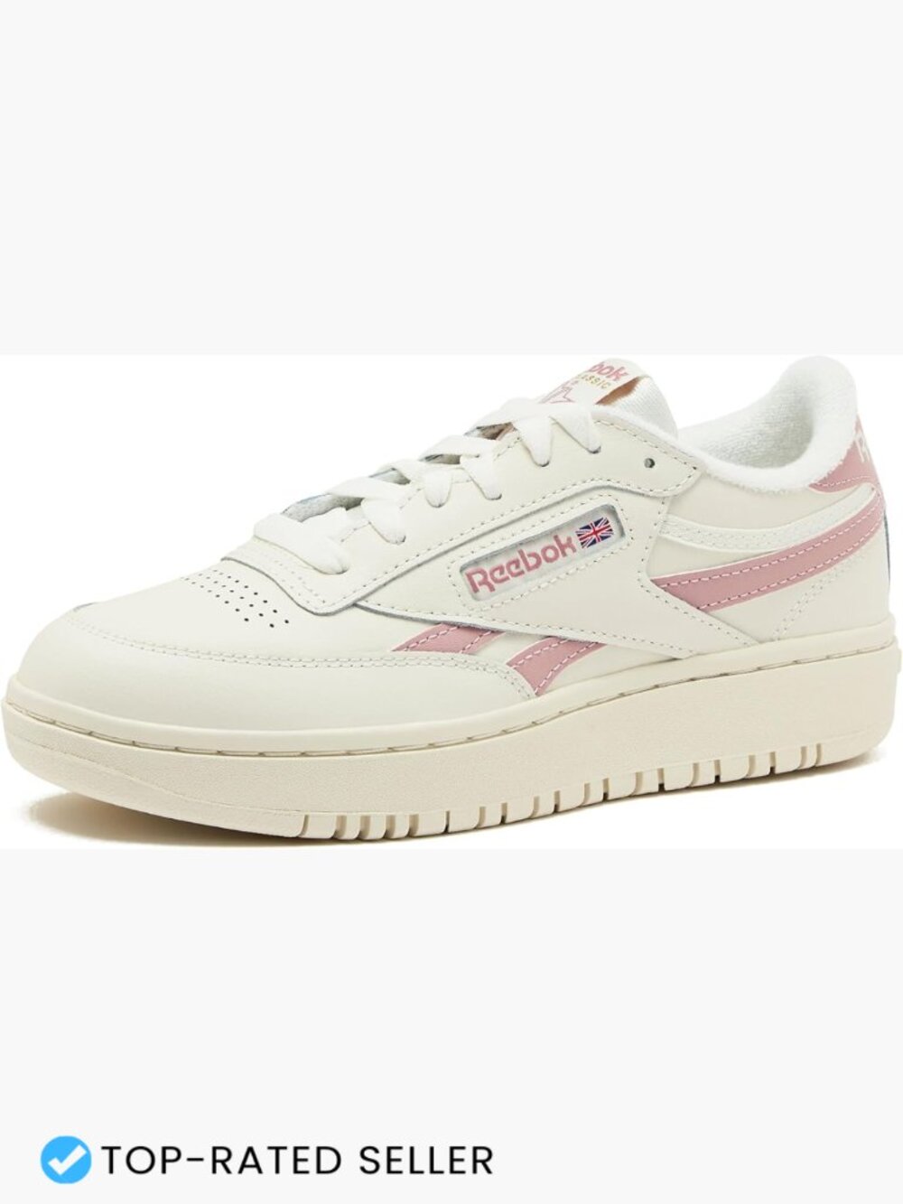 Platform Leather Sneakers Chunky Retro Casual Chic Vintage Tennis Shoes